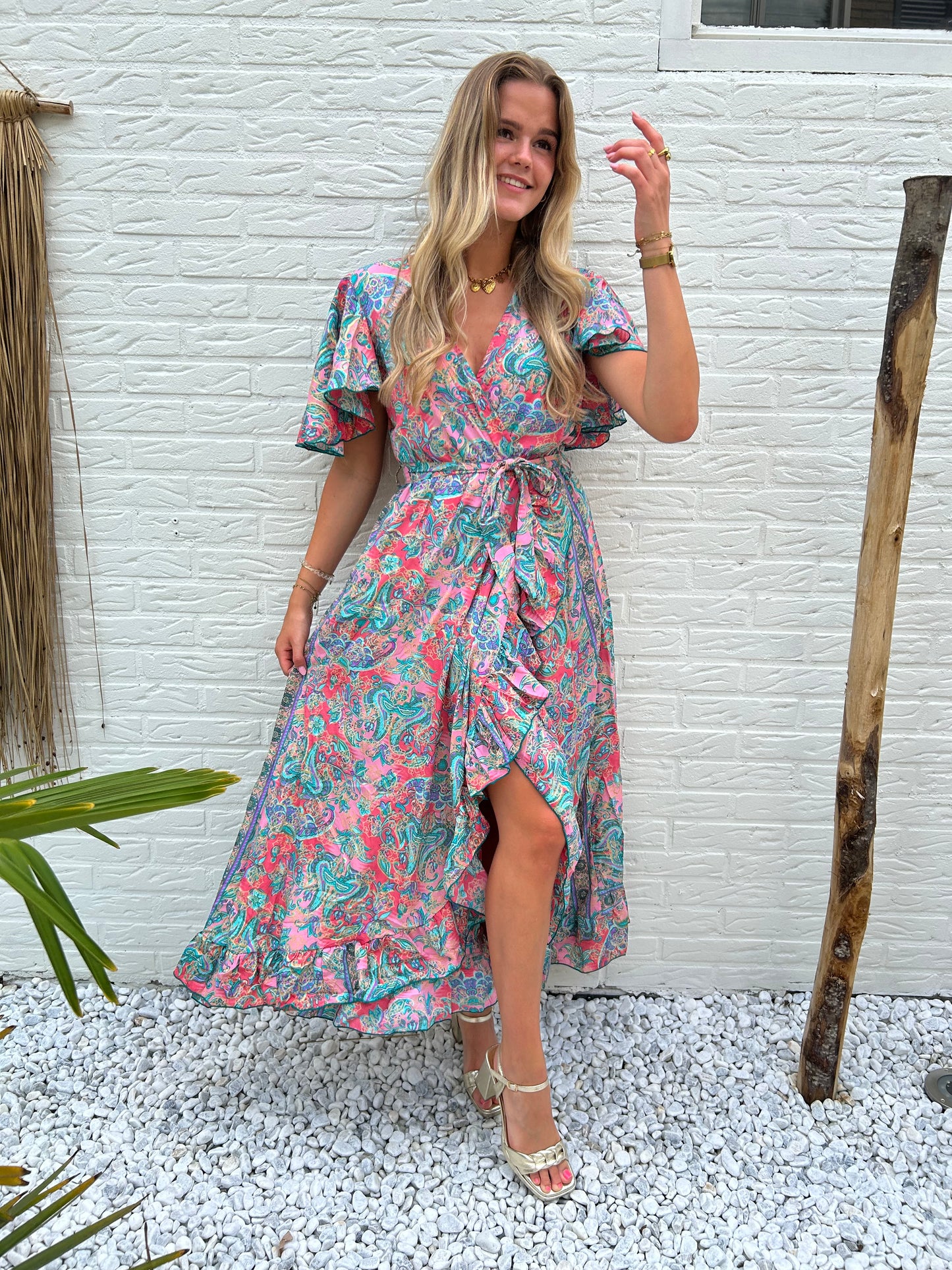 Jurk | iris - roze