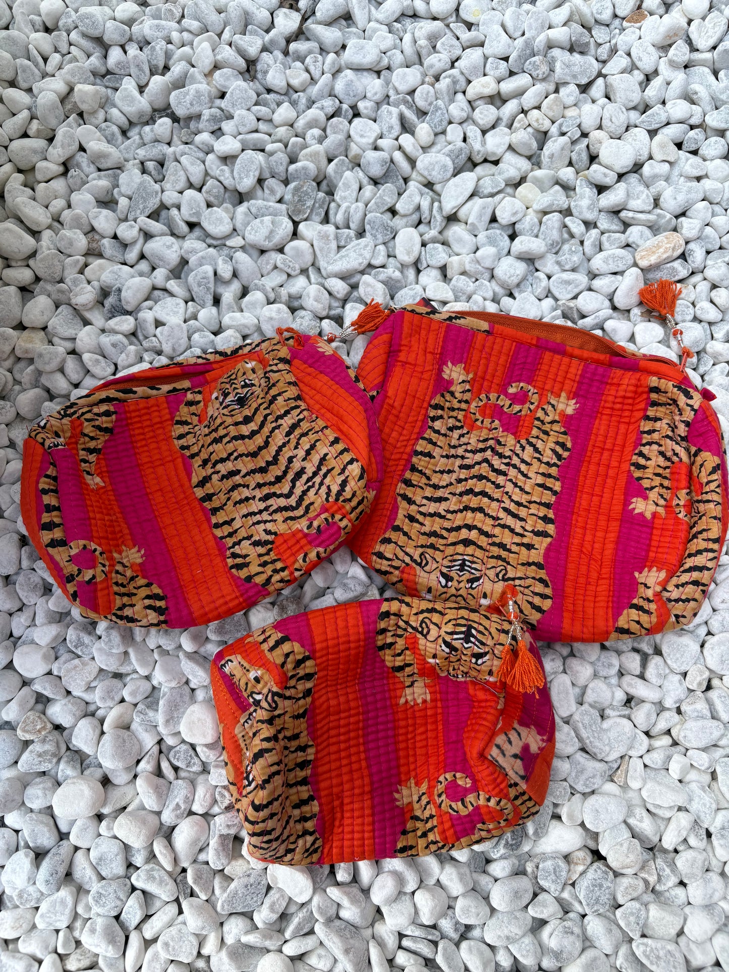 Make-up tas M | tiger oranje