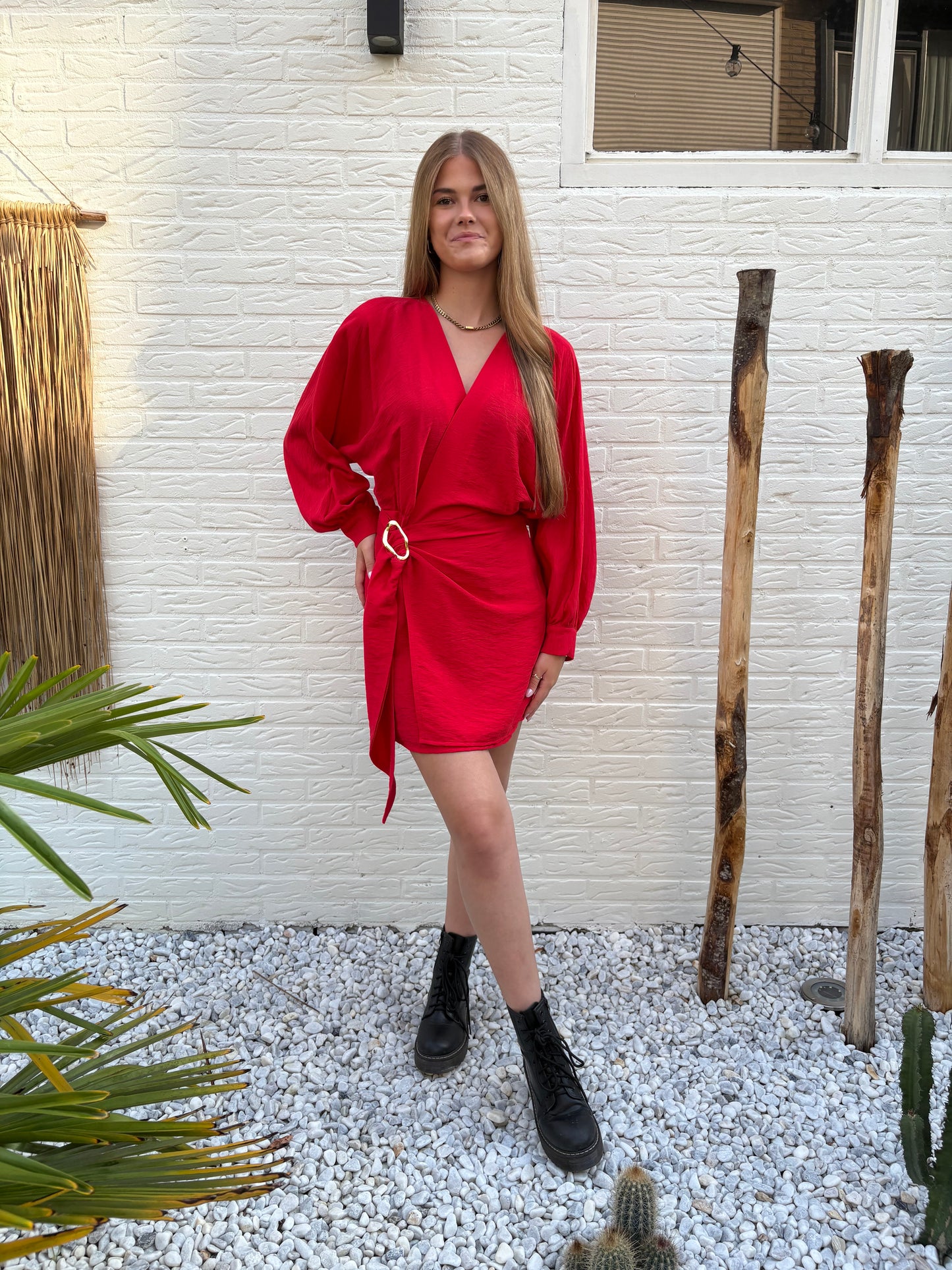 Jurk | Maya - rood
