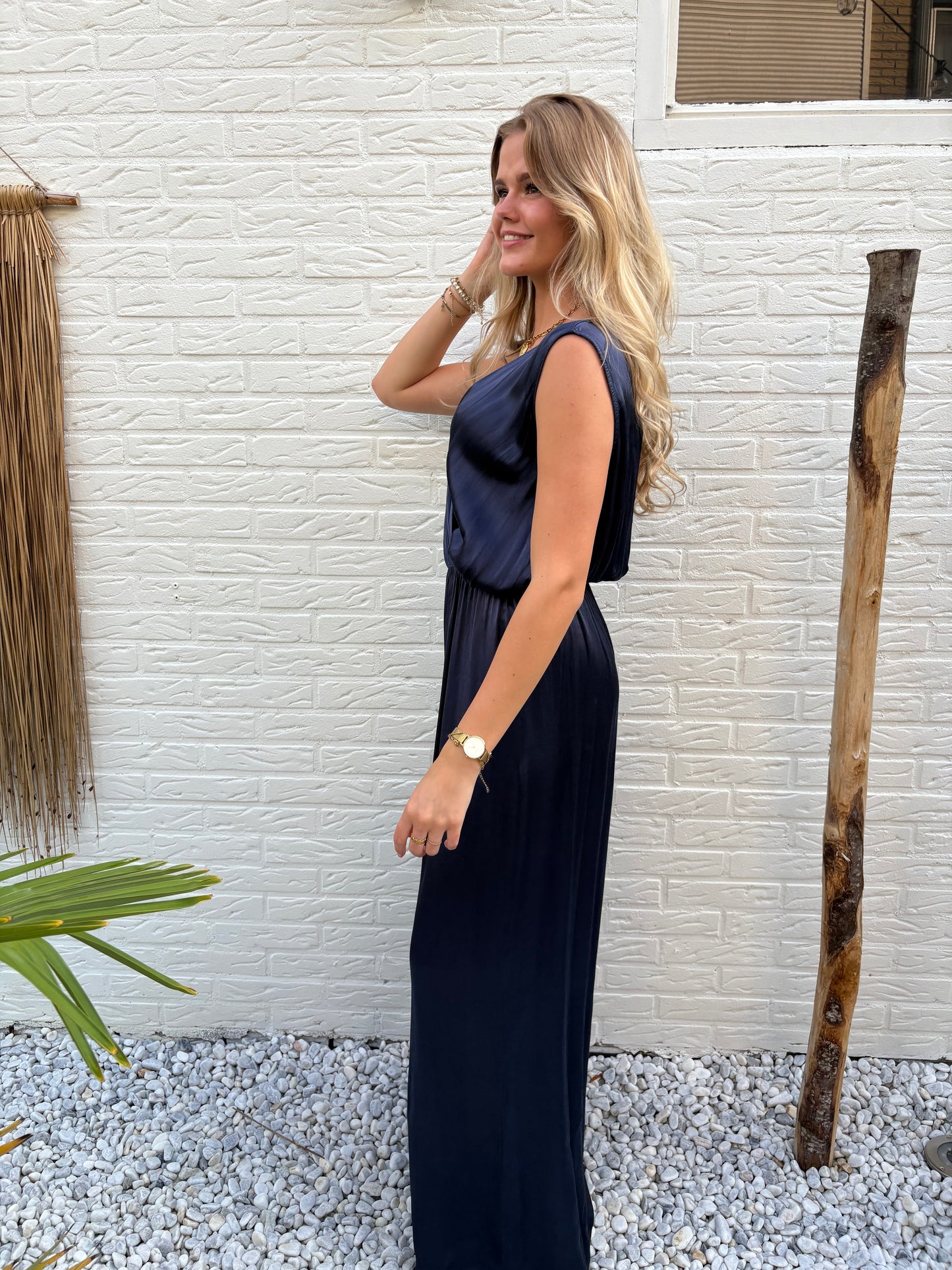 Jumpsuit | donkerblauw