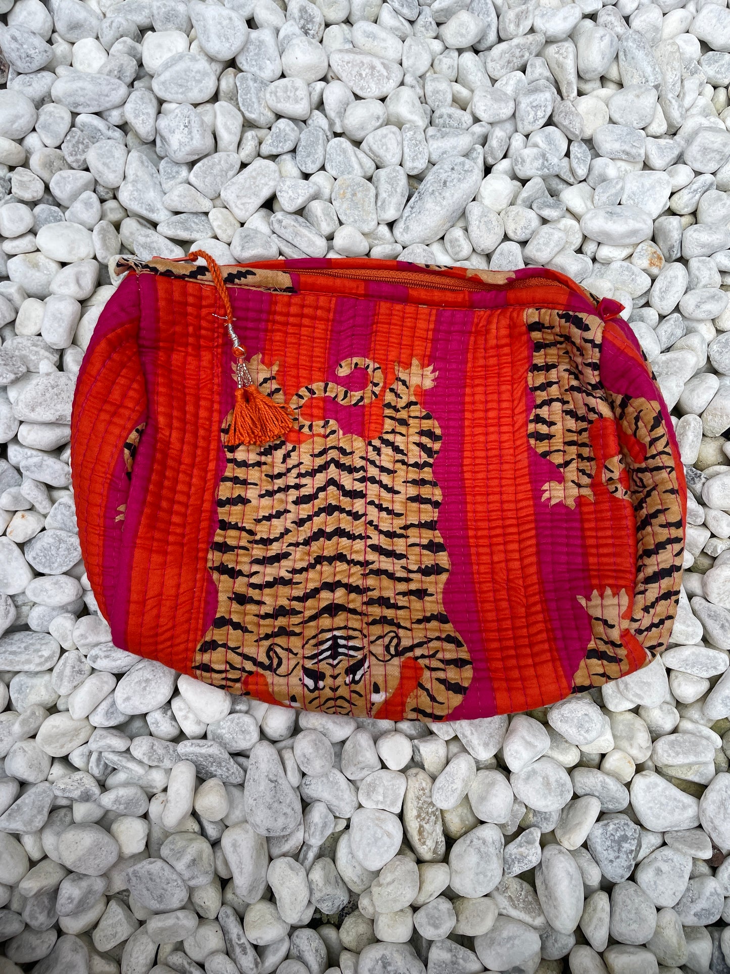 Make-up tas L | tiger oranje