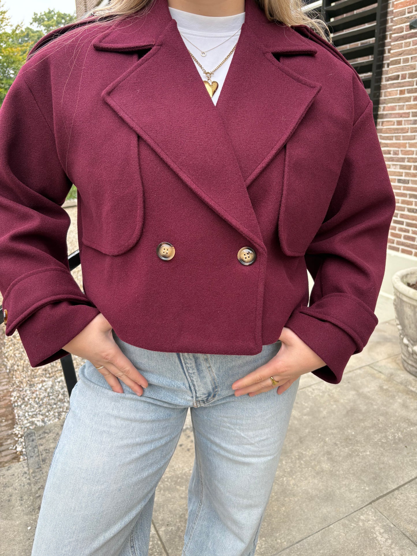 Trenchcoat | bordeaux