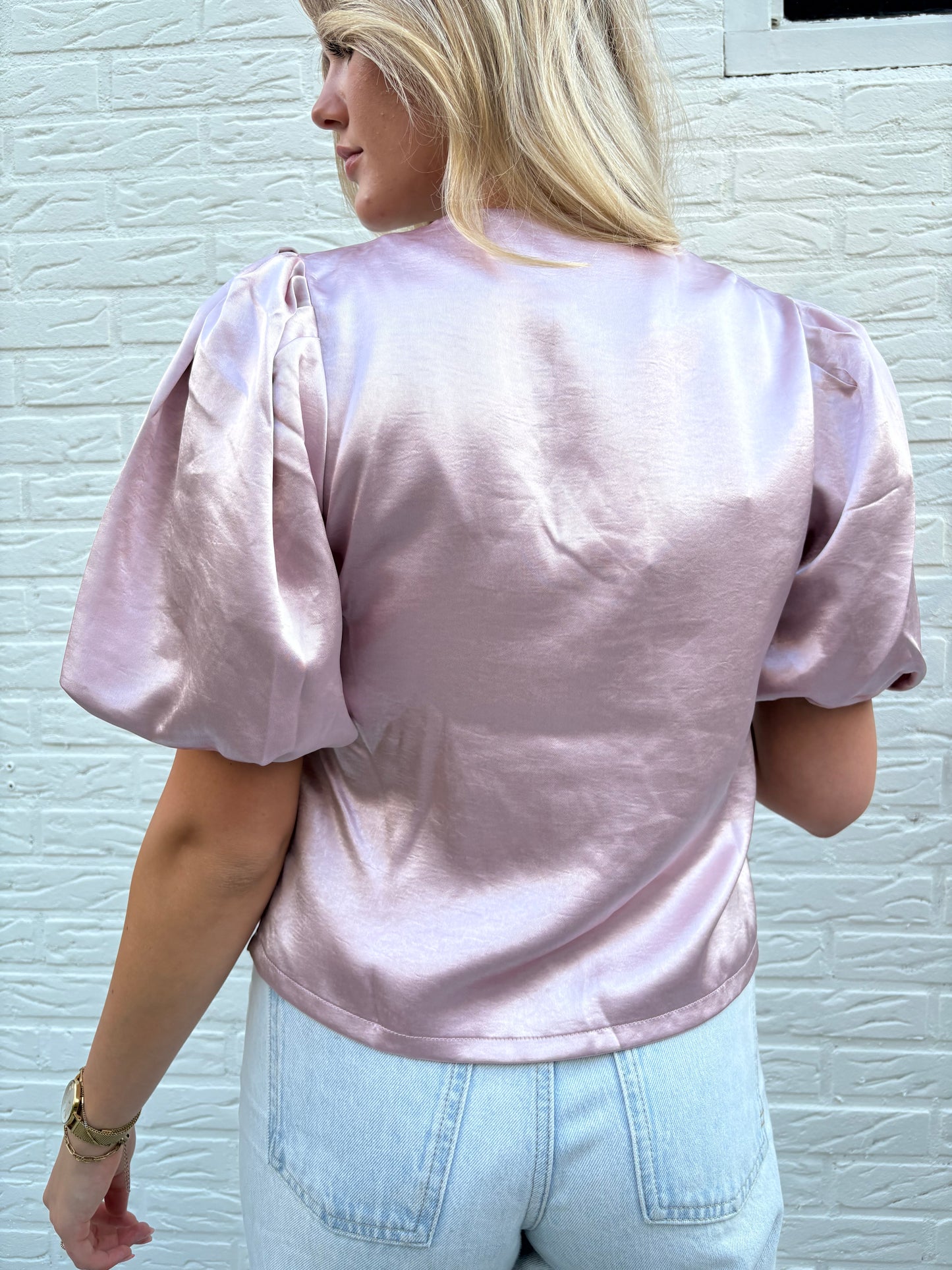 Satijnen blouse | Lisa