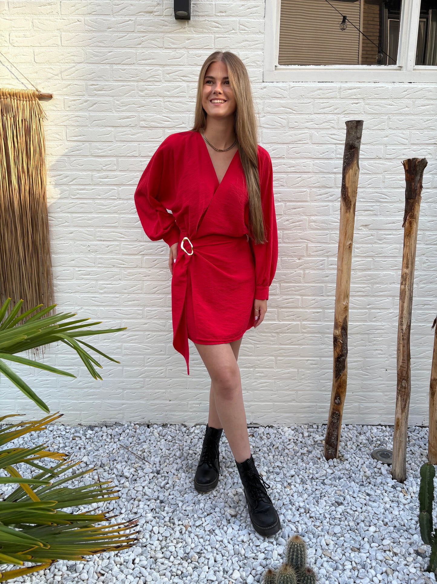 Jurk | Maya - rood