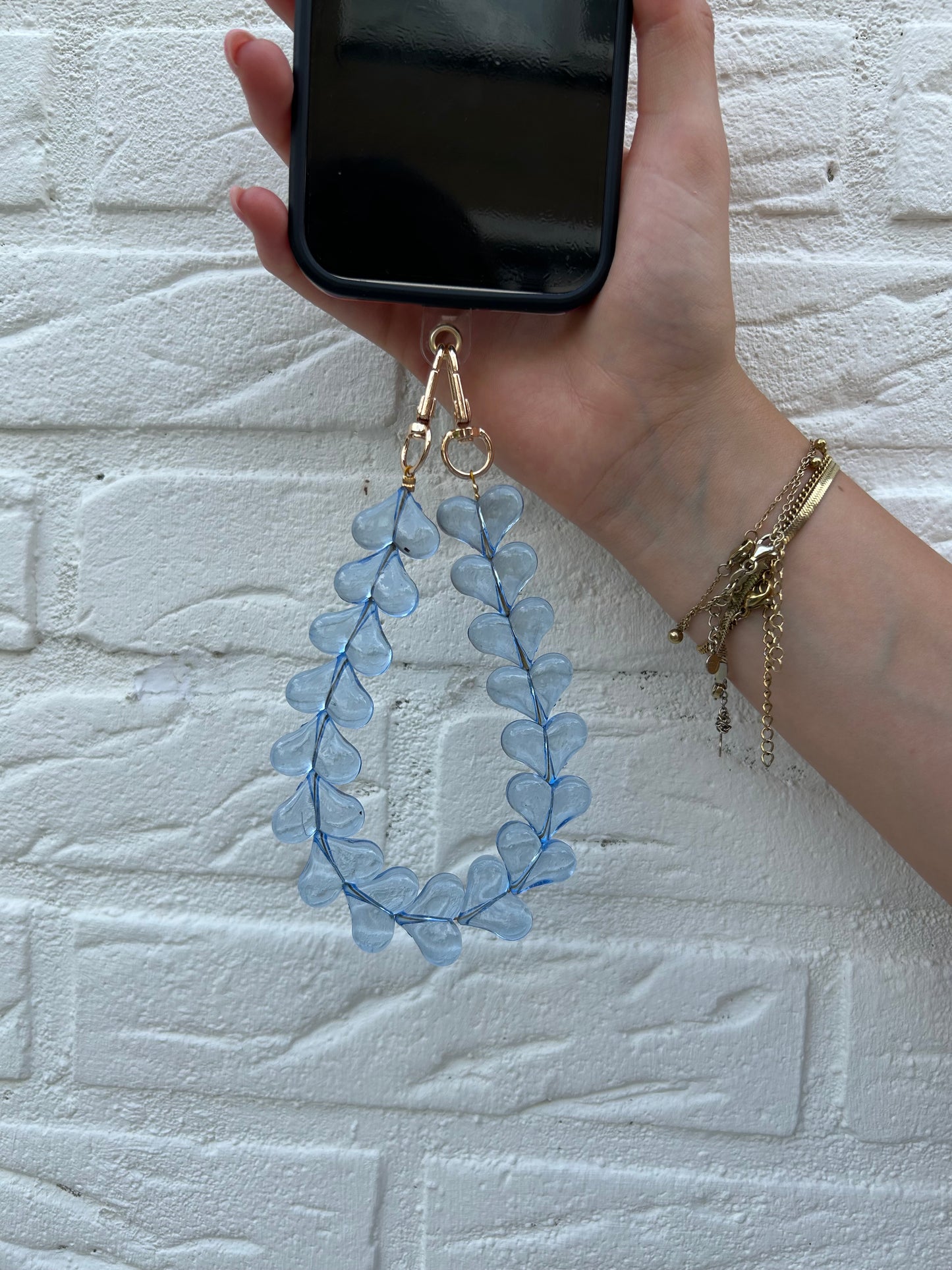 Telefoonkoord | blauw