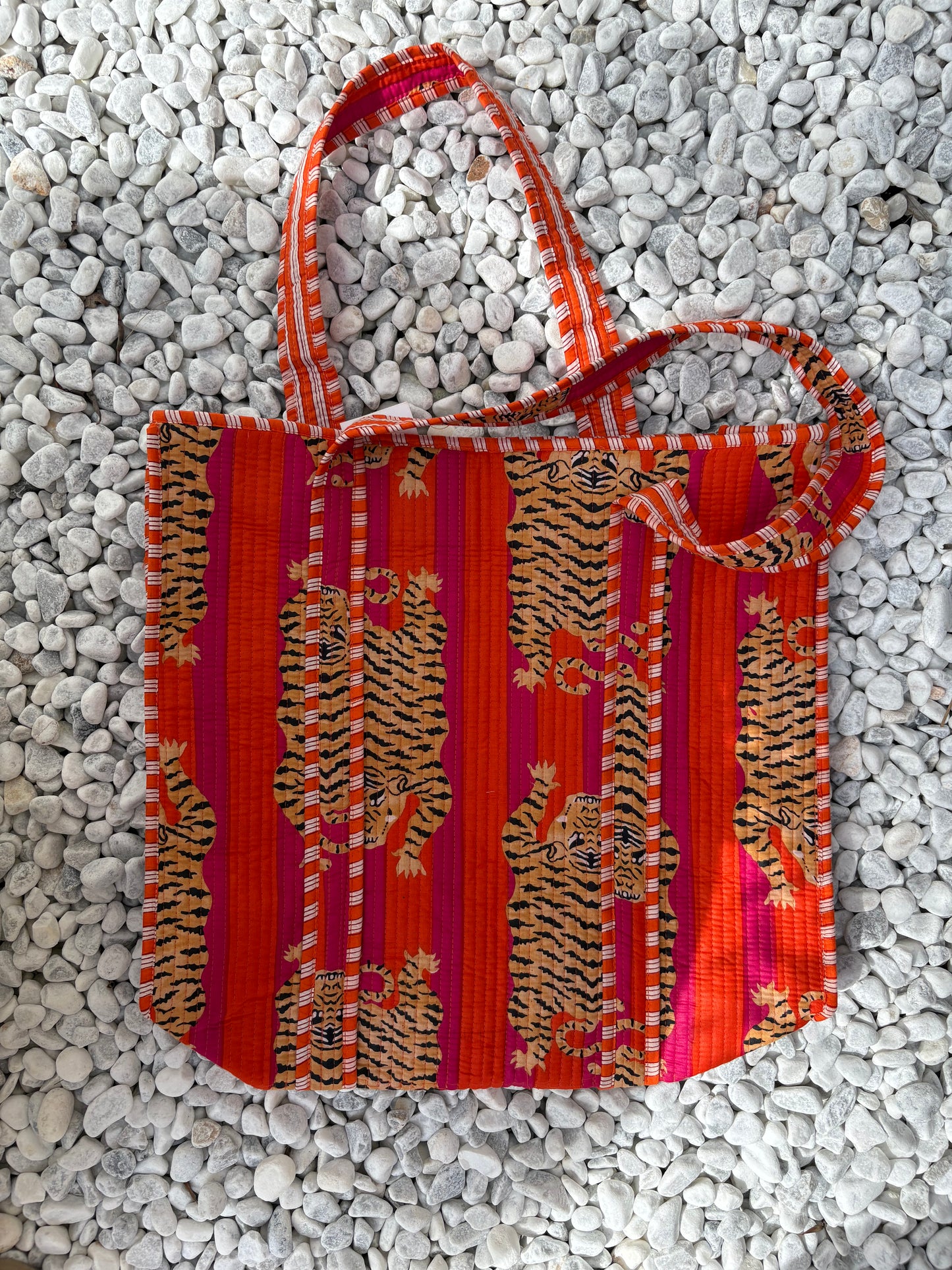 Strandtas | tiger oranje