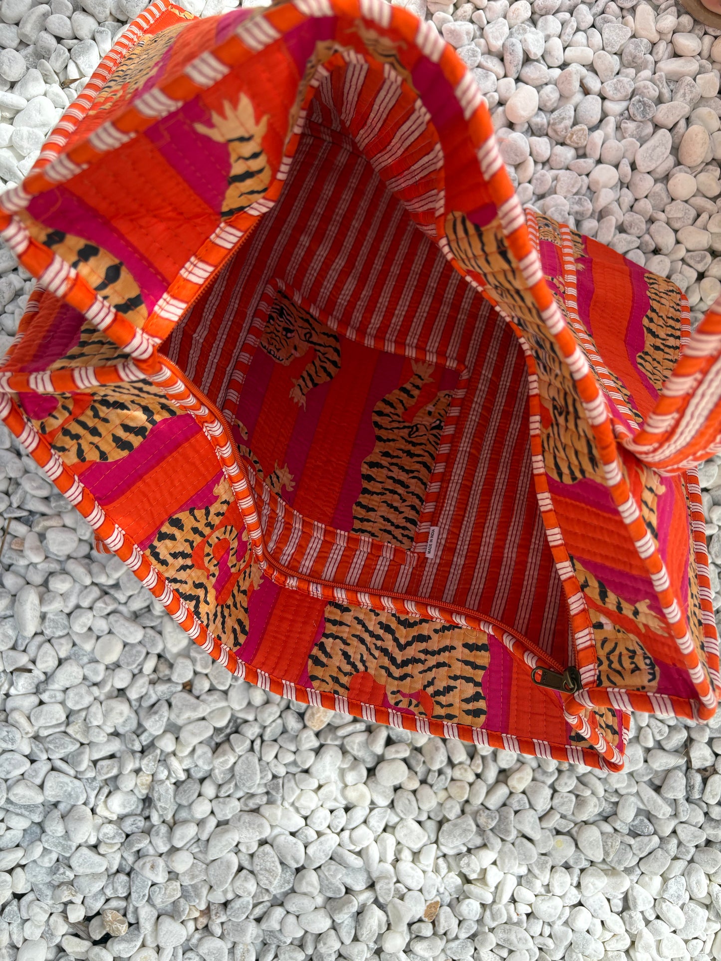 Strandtas | tiger oranje
