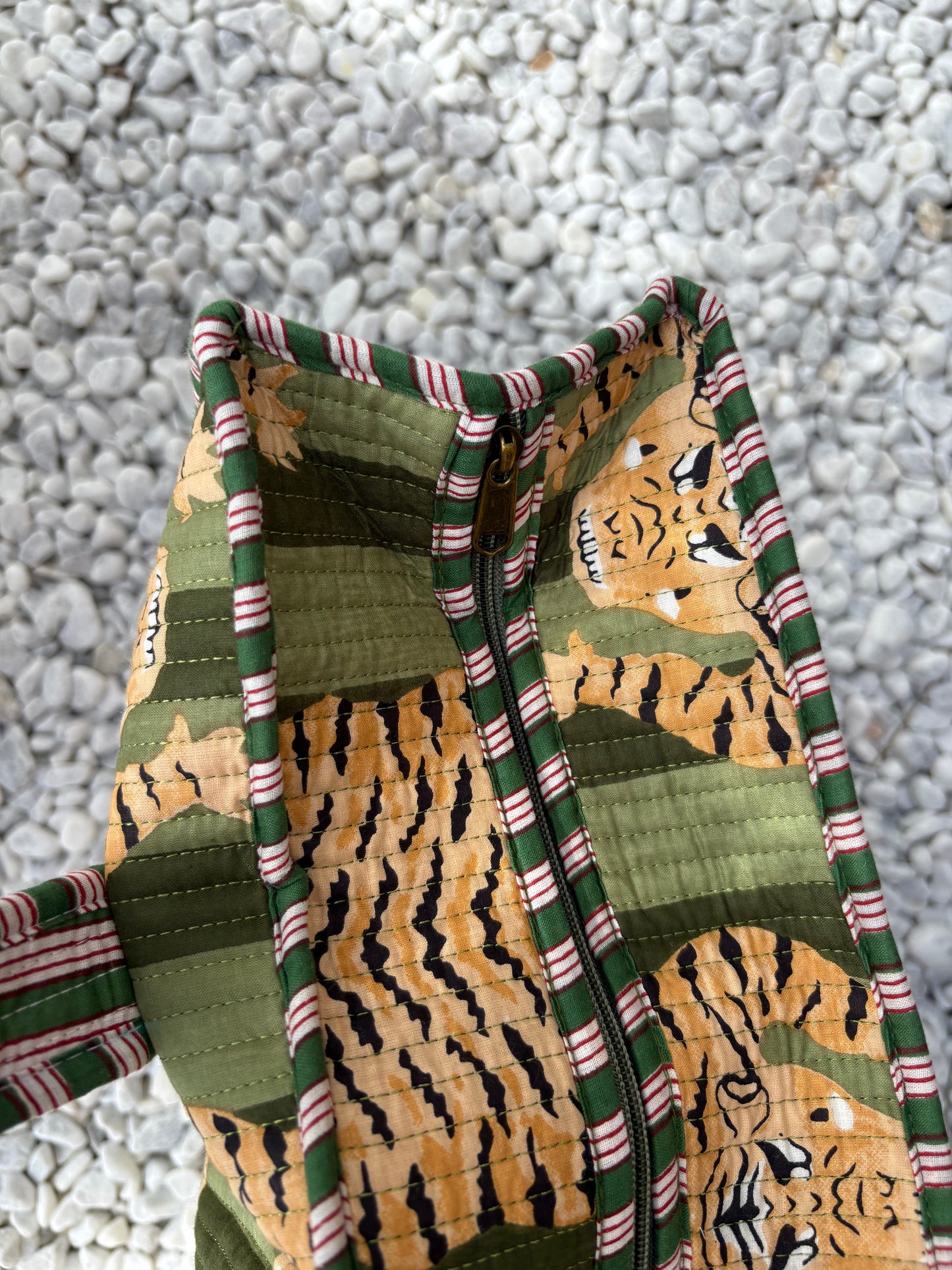 Strandtas | tiger groen