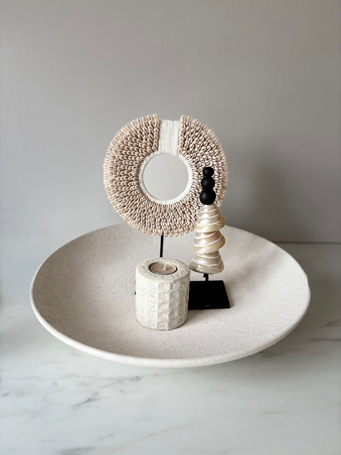 Schelpenketting op standaard | Emmy