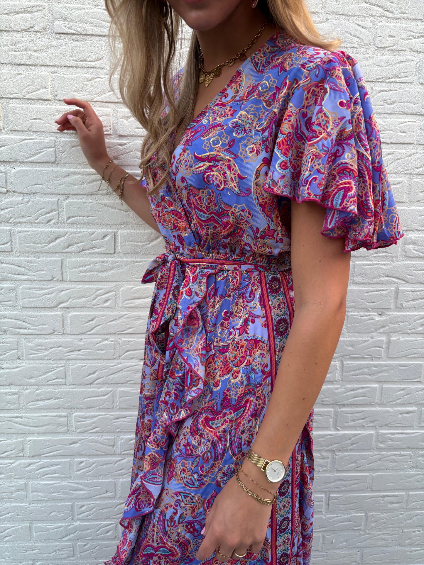 Jurk | iris - paars