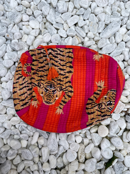 Make-up tas M | tiger oranje