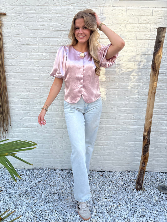 Satijnen blouse | Lisa