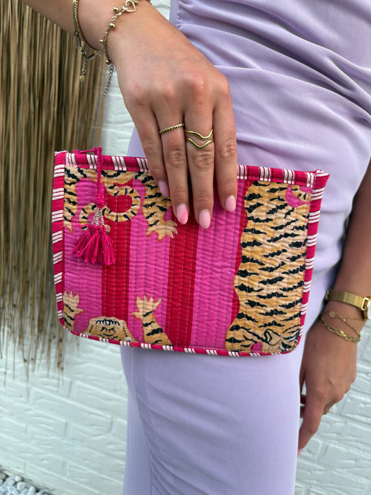 Etui | tiger roze