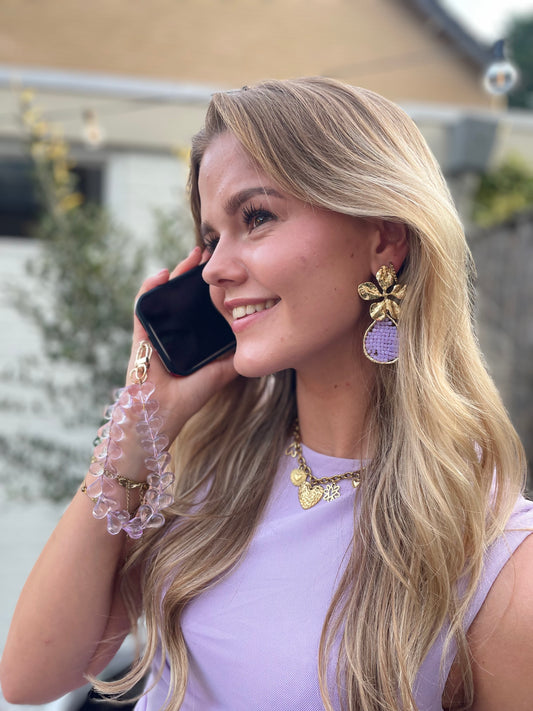 Telefoon koord | lila