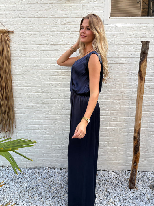 Jumpsuit | donkerblauw