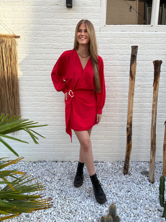 Jurk | Maya - rood