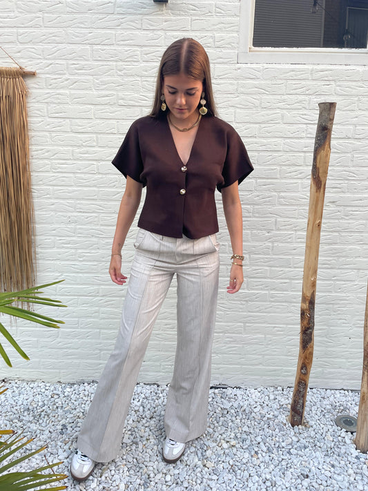 Pantalon | beige